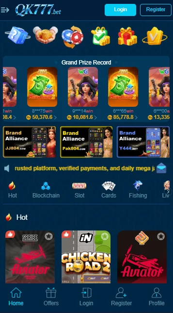 qk777 game interface